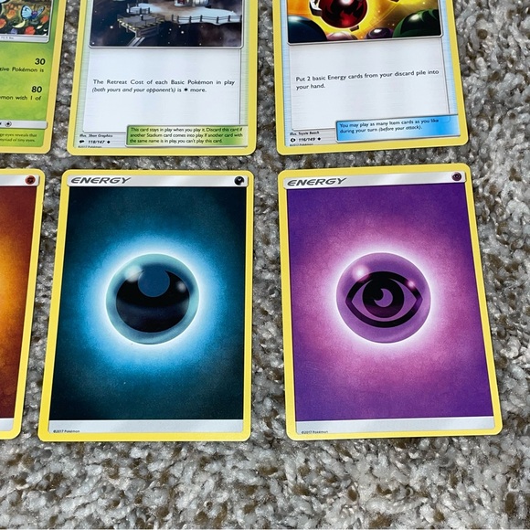2017 POKEMON Trainer Energy Mixed Bundle Card Lot Of 6ea - Picture 5 of 5